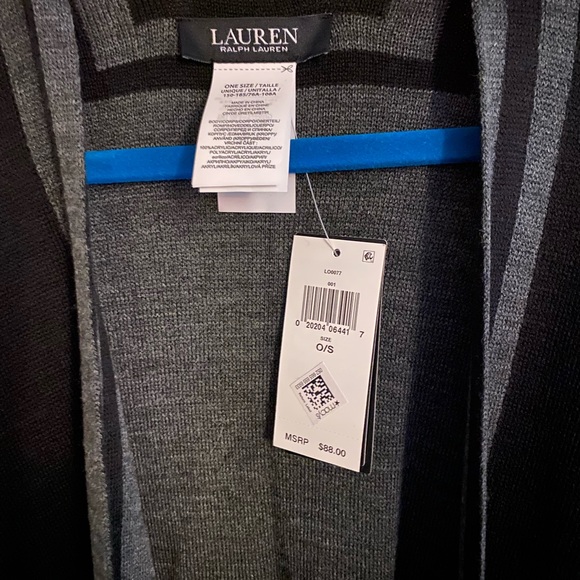 Ralph Lauren sweater wrap reversible NWT - Picture 5 of 5